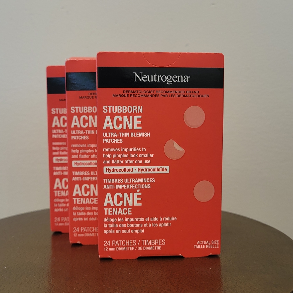 3 x 24pk Neutrogena Stubborn Acne Patches